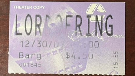 Kino-Fan findet sein 24 Jahre altes Herr der Ringe-Ticket, teilt es auf Reddit und alle sind erstaunt, wie günstig es war
