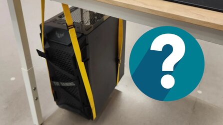 PC-Spieler schlendert durch IKEA und sieht, dass dort ein PC unter dem Schreibtisch aufgehängt wurde - Community sagt: Das kann tatsächlich praktisch sein