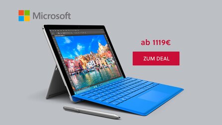 Microsoft Surface Pro 4 im Bundle mit Type-Cover - 256 GB-Edition zum Bestpreis
