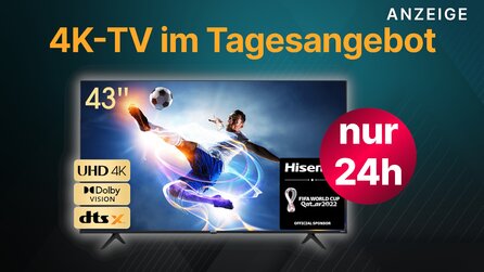 4K-TV für 249€: Gut fürs Gaming geeigneten Fernseher heute günstig bei Saturn sichern