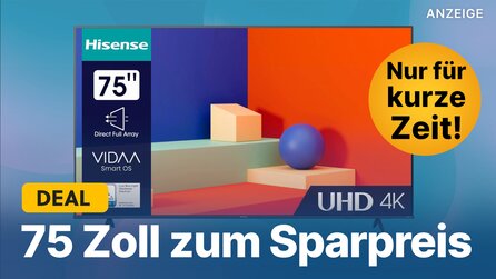 Nur an diesem Wochenende: 75 Zoll 4K Smart-TV zum Schnäppchenpreis im Singles Day Sale