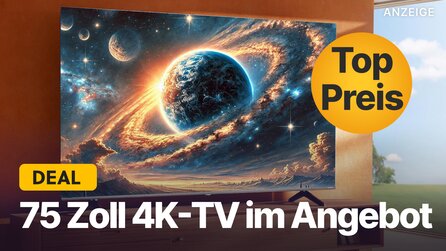 75 Zoll 4K-Fernseher jetzt im Amazon-Angebot: Ein echtes Schnäppchen für alle, die ein großes Bild zum möglichst kleinen Preis wollen!