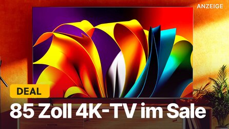 Fast 1200€ Rabatt: 85 Zoll 4K-Fernseher aus 2024 für kurze Zeit zum Top-Preis im Angebot schnappen!