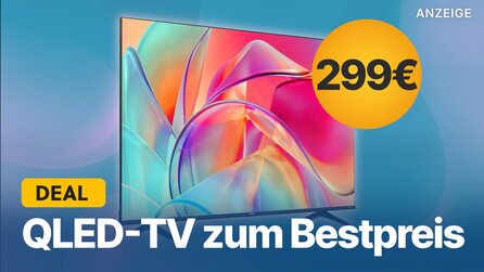 QLED 4K-Fernseher für 299€: Das bietet Amazons günstiger TV-Bestseller
