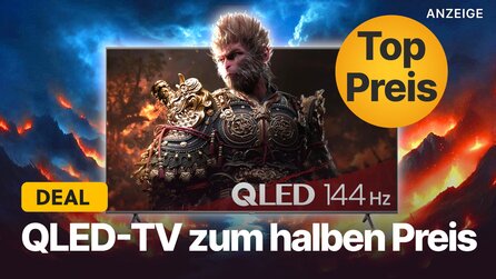 QLED-TV zum halben Preis: 55 Zoll 4K-Fernseher mit 144Hz jetzt im Amazon-Angebot abstauben!