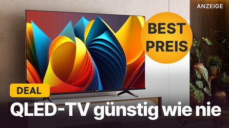 QLED-TV zum Top-Preis im Angebot: Für nur 279€ macht ihr mit diesem 4K-Fernseher jetzt ein echtes Schnäppchen!