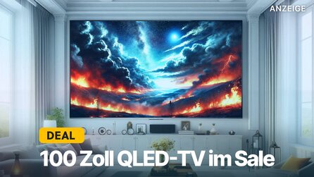 100 Zoll QLED-Fernseher jetzt zum besten Preis aller Zeiten bei Amazon schnappen: 4K-TV mit 144Hz im Top-Angebot!