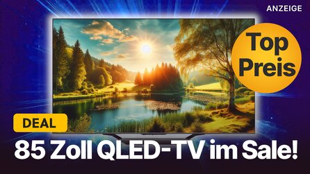 Riesiger QLED-TV im Angebot: 85 Zoll 4K-Fernseher mit 144Hz jetzt bei Amazon zum Spitzenpreis sichern!