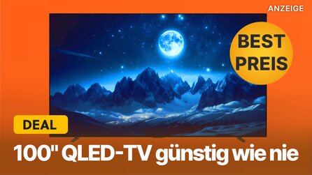 100 Zoll QLED-Fernseher zum besten Preis aller Zeiten: Amazon startet Hammer-Angebot!