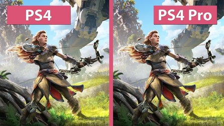 Horizon Zero Dawn - PS4 gegen PS4 Pro im Grafik-Vergleich