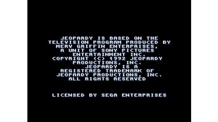 Jeopardy! Sega Mega Drive