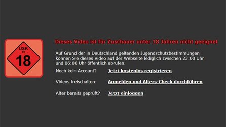 Jugendschutz auf Gamepro.de - 18er-Videos gegen Altersverifikation freischalten