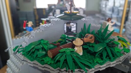 Ich würde für dieses Set keine Kosten scheuen - LEGO-Fan baut einen Todesstern mit Szenen aus Jurassic Park
