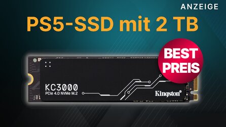 PS5-SSD günstig wie nie: 2 TB und Kühlkörper jetzt für rund 120€ im Angebot sichern