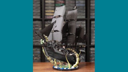 LEGO-Fan baut Black Pearl mit Kraken-Base nach und wir wollen sie direkt ins Regal stellen