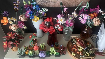 Sieht aus als wäre jemand gestorben: LEGO-Fan setzt die Blumen-Sets richtig schön in Szene, aber die Eltern haben eine andere Meinung
