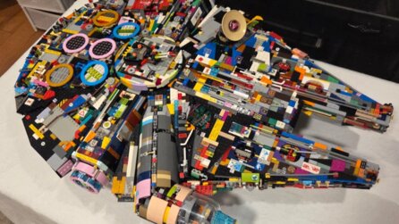 LEGO-Fan baut den chaotischsten Millennium-Falken ever - aus 7688 Bausteinen, die komplett unterschiedlich sind