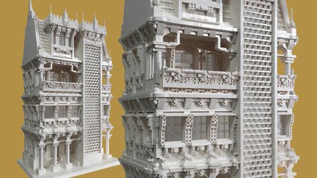 LEGO-Baumeister konstruiert eines der spektakulärsten Gebäude, die wir je gesehen haben – will es aber einfach wieder kaputt machen und was neues bauen