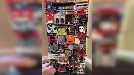 LEGO-Fan baut unglaublich coolen Halloween-Adventskalender für seine Kids - und die Funktionen sind so genial, dass ich jetzt auch einen will!