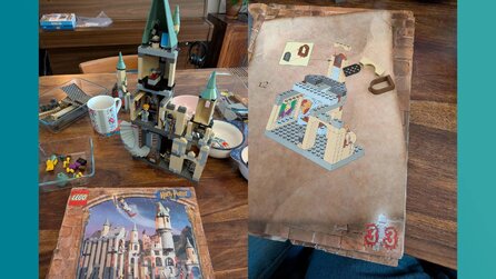 LEGO-Fan findet altes Harry Potter-Set und entdeckt in der Anleitung eine blutige Zahl auf Seite 33, aber niemand weiß warum