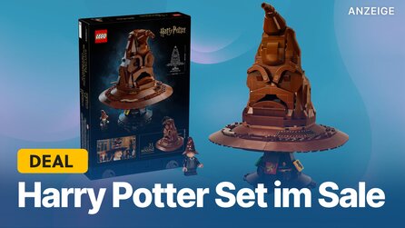 Teaserbild für Eines der coolsten LEGO Harry Potter Sets gibt es jetzt zum Top-Preis: Schnappt euch den Sprechenden Hut!
