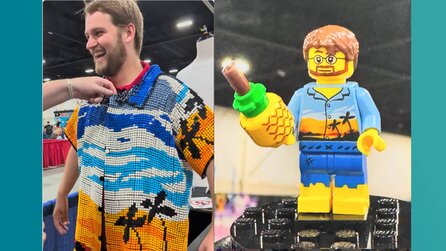 LEGO-Fan baut ein Hemd aus Klemmbausteinen, das man tatsächlich anziehen kann - besteht aus knapp 25.000 Teilen und wiegt 11 kg