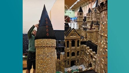 LEGO-Fan baut das ultimative Hogwarts Modell - es hat eine Million Steine und braucht 25 Quadrameter Fläche