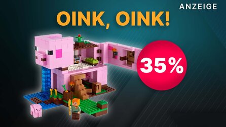 Oink, oink! Süßes Minecraft LEGO-Schwein bei der Amazon Gaming Week mit knapp 35% Rabatt