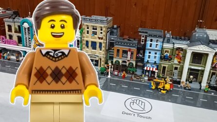 LEGO-Fan zeigt gigantische Straße mit modularen Gebäuden auf einer Ausstellung - ist 7000 Euro wert und der Transport war ein Abenteuer