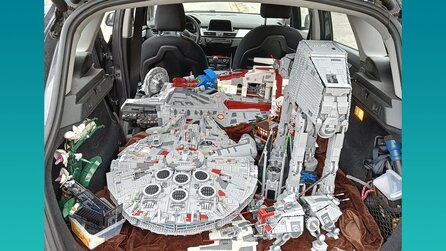 LEGO-Fan will mit Star Wars-Sets umziehen, packt einfach alle Teile lose ins Auto: Glaub, ich werd noch Teilchen aus dem Auto fischen, wenn ich 80 bin