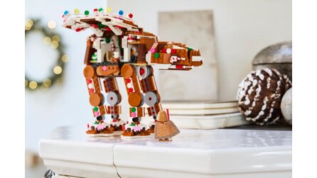 Neues LEGO Star Wars-Set macht den AT-AT zum wandelnden Lebkuchenhaus - und so putzig wie mit dieser exklusiven Figur war Darth Vader noch nie