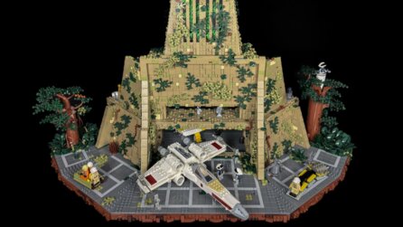 LEGO-Fan baut legendären Yavin-Tempel aus Star Wars nach – passt dafür zwei beliebte Modelle an, weil die nicht richtig passen