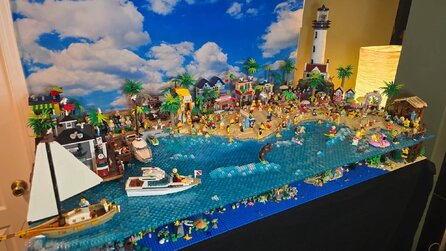 Einer der coolsten, kreativsten Builds, die ich je gesehen habe - LEGO-Fan baut riesigen Strand mit unzähligen Details und Unterwasserwelt