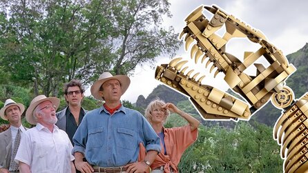 In diesem Dino-Skelett von LEGO versteckt sich eine großartige Anspielung auf eine 32 Jahre alte Filmszene, die wir alle kennen