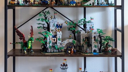 LEGO-Fan zeigt mit prallgefülltem Regal, wie gut aktuell die Mittelalter-Sets sind, nachdem die Reihe für Jahre vergessen wurde