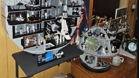 Der neue LEGO-Todesstern (2025) neben dem alten - Fan zeigt, wie monströs das neue Set wirklich ist
