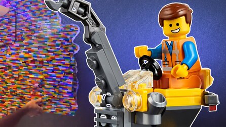 LEGO-Fan findet eine enorm platzsparende Lösung für sein Hobby und baut seine Sets einfach in die Wände seiner Wohnung