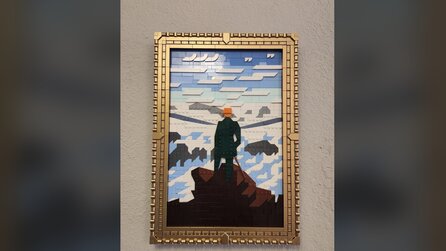 Genialer LEGO-Künstler baut eines der berühmtesten deutschen Gemälde mit Klötzchen nach und es könnte direkt so im Museum hängen