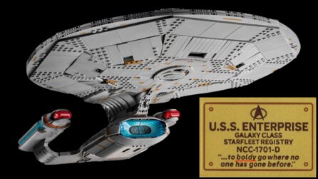 Das LEGO U.S.S. Enterprise-Set hatte mit einem Schreibfehler schon vor Release für Spott gesorgt - jetzt gibt euch LEGO gratis Ersatz