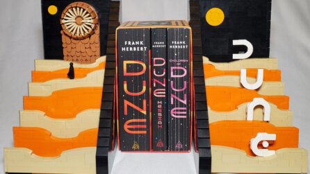 LEGO-Fan baut richtig cleveren Dune-Book Nook, der sich in 2 Buchstützen verwandelt und zeigt ihn im Video