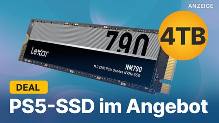 PS5-SSD mit 4TB im Angebot: Nur für kurze Zeit jede Menge Speicherplatz günstig schnappen