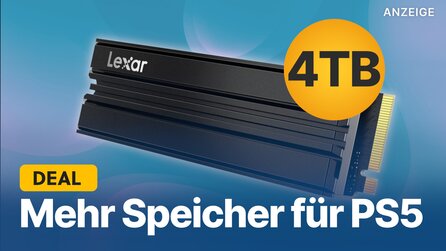 PS5-SSD mit 4TB im Angebot: Nur noch kurze Zeit massig Speicherplatz und Heatsink günstig sichern!