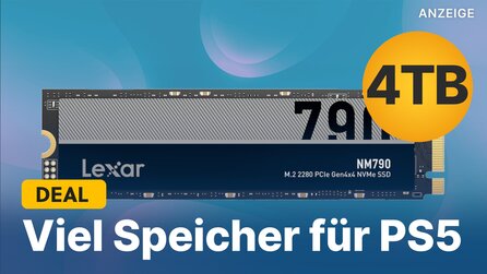 4TB PS5-Speicher im Angebot: Schnappt euch für kurze Zeit eine der schnellsten SSDs zum Toppreis
