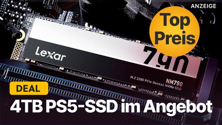 4TB PS5-SSD im Angebot: So viel schnellen Speicher gab es schon lange nicht mehr so günstig!