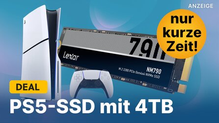 PS5-SSD mit 4TB im Angebot: Jetzt massig Speicher für all eure Spiele zum Sparpreis sichern!