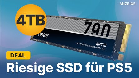 PS5-SSD 4TB zum Sparpreis kaufen: Nur für kurze Zeit massig Speicherplatz günstig schnappen