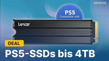 PS5-SSDs mit 4TB + 2TB im Angebot: Jetzt reichlich Speicherplatz schon ab 99€ sichern