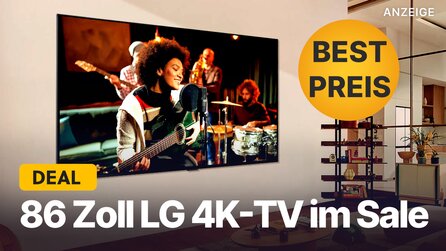 86 Zoll LG 4K-Fernseher im Angebot: 59% Rabatt – So günstig gab es diesen riesigen NanoCell-TV noch nie!