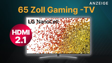 65 Zoll Gaming-TV: LG 4K-Fernseher mit 120 Hz jetzt für nur 699€ im Angebot