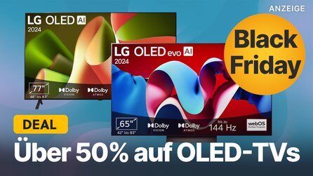 LG OLED-TVs zum halben Preis im Black-Friday-Angebot: Top-4K-Fernseher bis 83 Zoll jetzt günstig sichern!